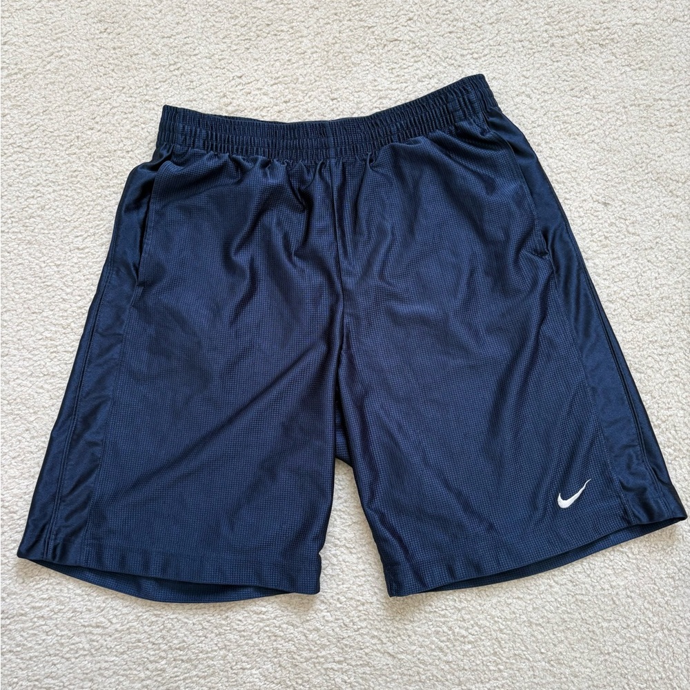 Vintage Nike Basketball athletic jersey lined blue shorts, uncompromising, sz XL